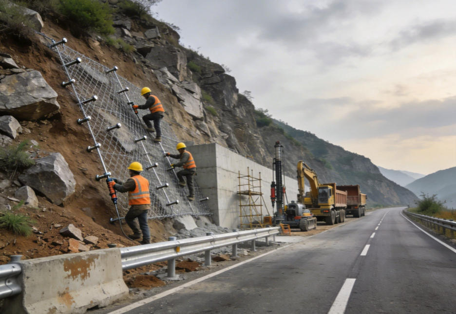 怀集公路道路护坡